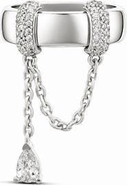 SHYMI Statement Pavé Chain Ring