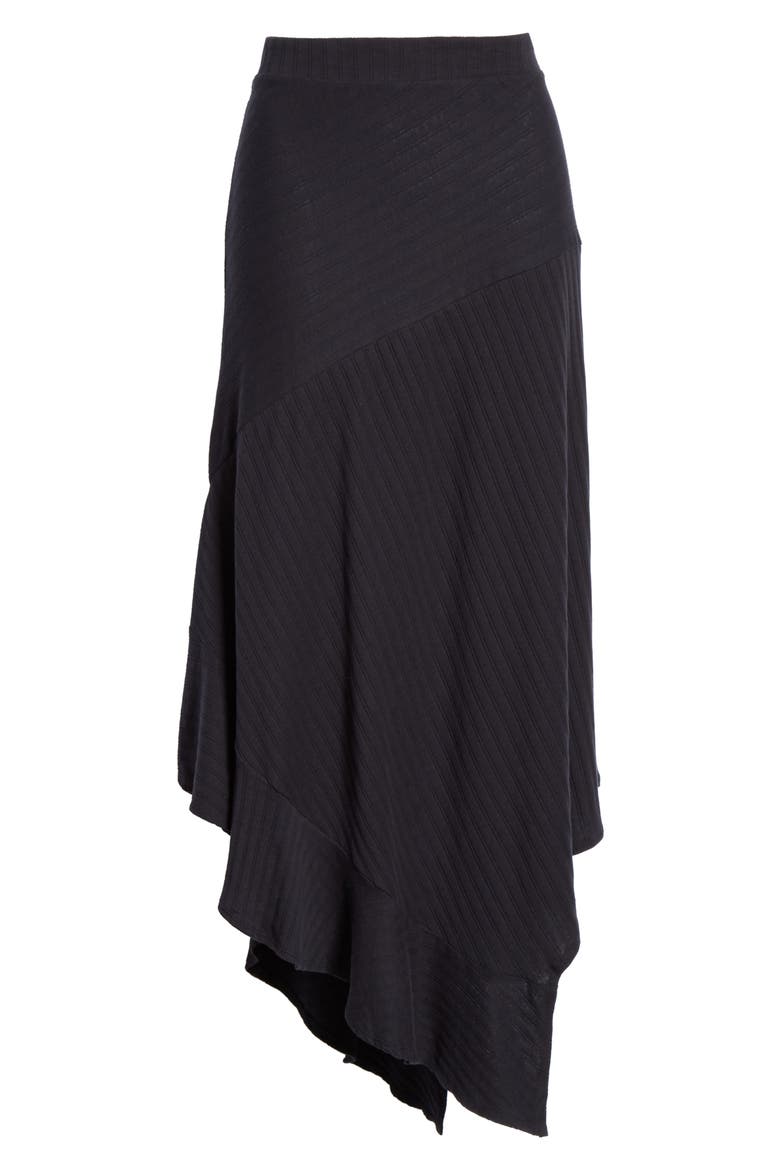 Endless Summer by Free People Beachwood Skirt, Alternate, color, BLACK
