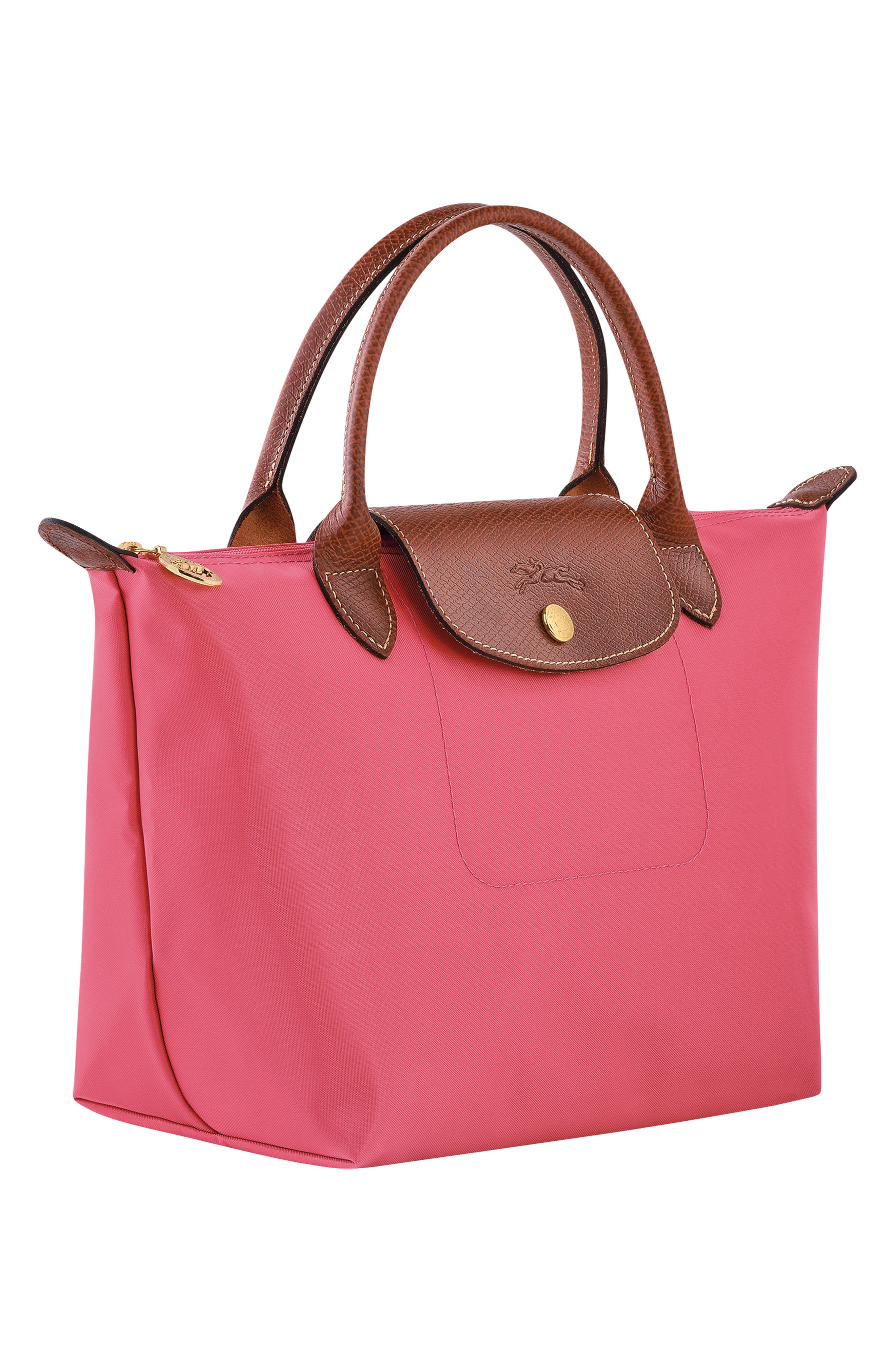 Longchamp Small Le Pliage Original Top Handle Bag, Alternate, color, Grenadine