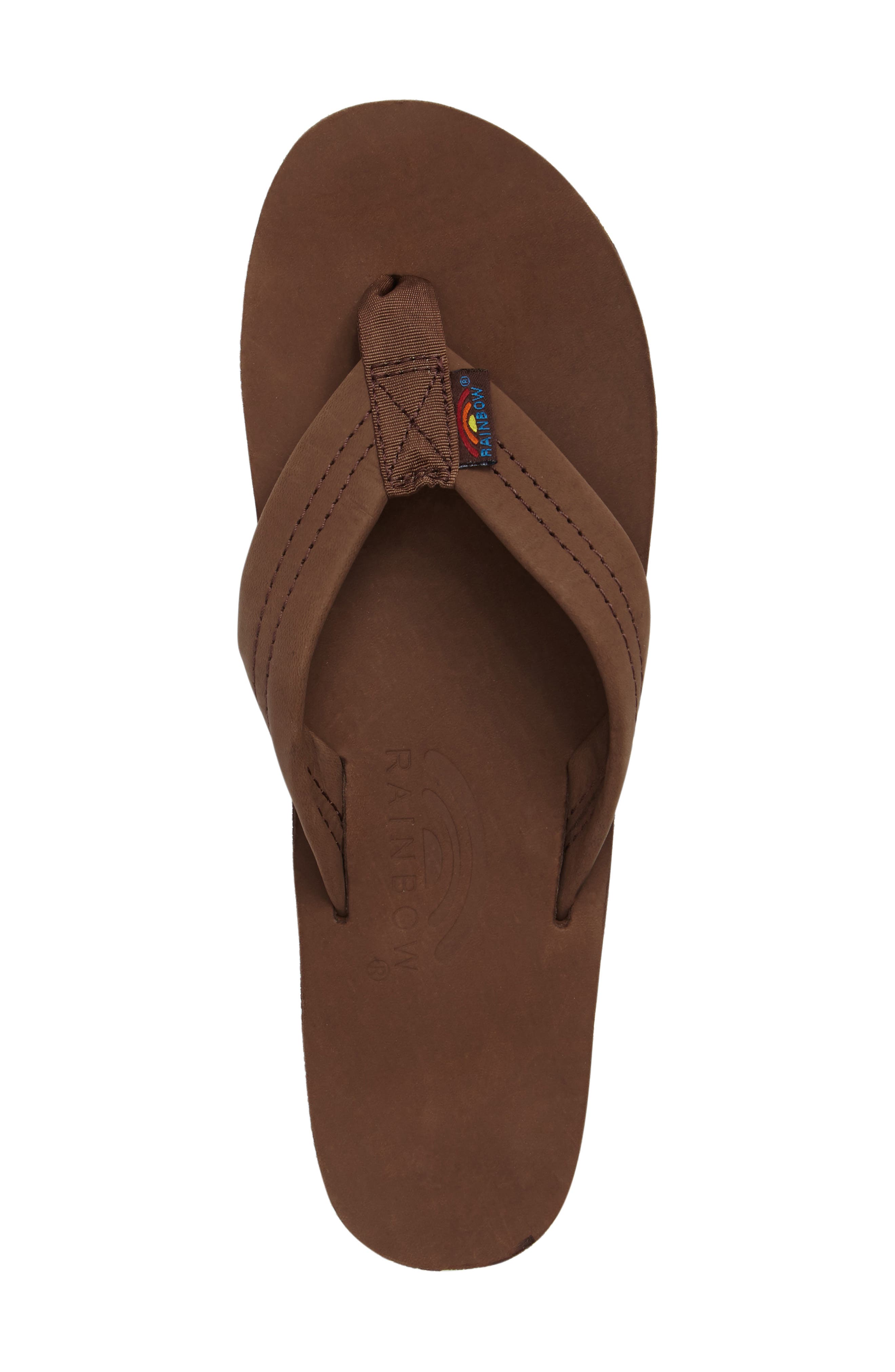 Rainbow<sup>®</sup> Rainbow Wide Strap Flip Flop, Alternate, color, Expresso