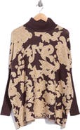 Joseph A Turtleneck Poncho Sweater