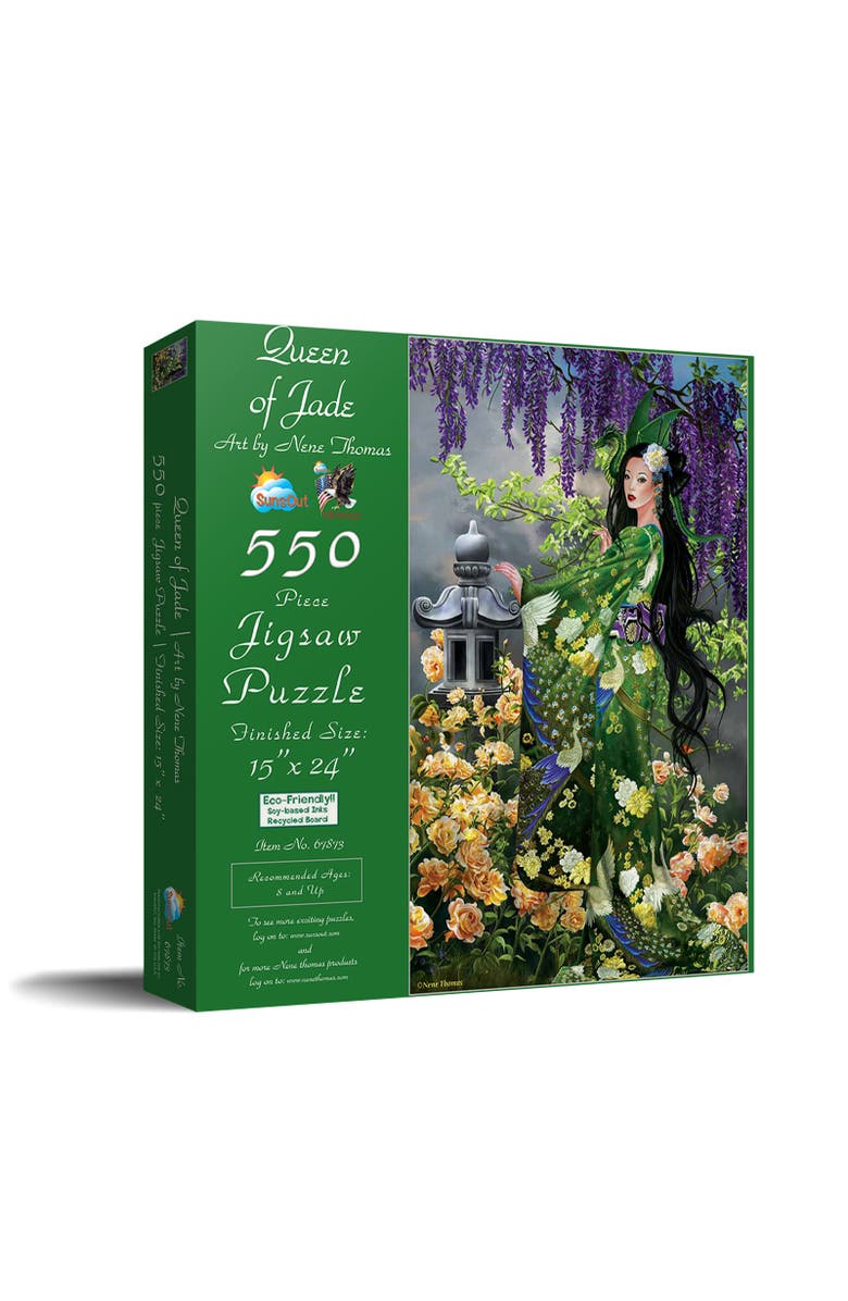 Sunsout Queen of Jade 500 piece Jigsaw Puzzle for Adults, Main, color, Multicolor