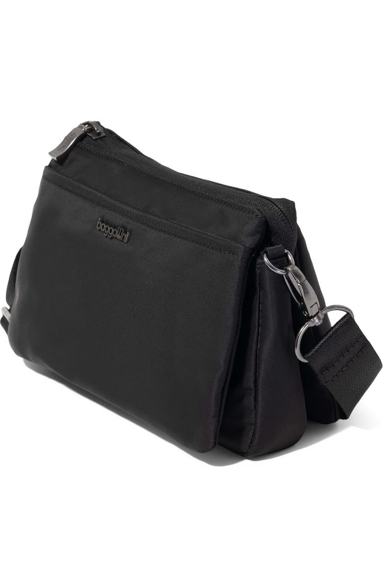 BAGGALLINI Perry Crossbody Bag, Alternate, color, Black Twill