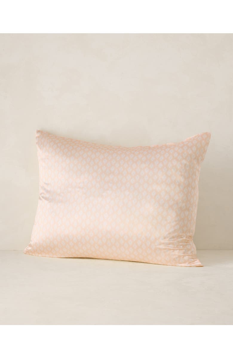 Haven Well Within Washable Silk Printed Pillowcase, Main, color, Whispering Pink Multi