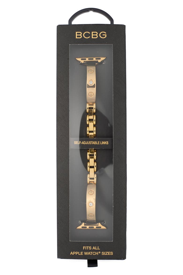 Bling Apple Watch® Watchband, Alternate, color, GOLD