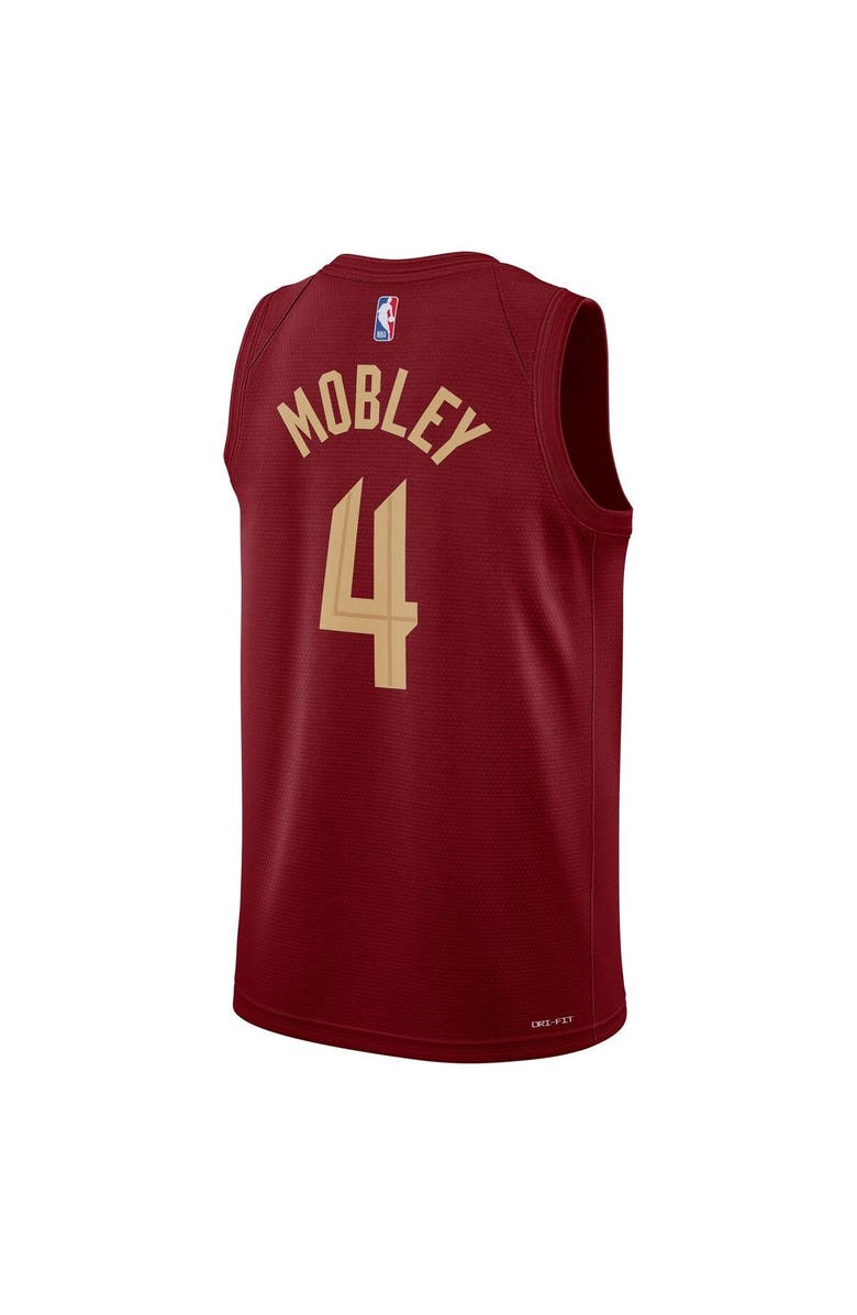 Nike Unisex Nike Evan Mobley Wine Cleveland Cavaliers Swingman Jersey - Icon Edition, Alternate, color, Burgundy