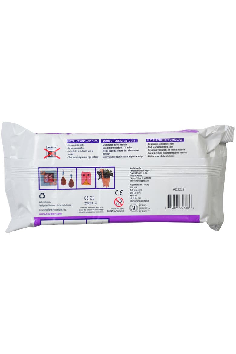 Air Dry Modeling Clay Terra Cotta, Alternate, color, Pink