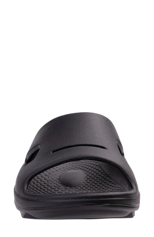 Revitalign Fusion Strive Slide Sandal In Black