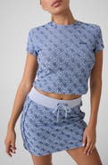 GUESS 4G Allover Logo Graphic T-Shirt