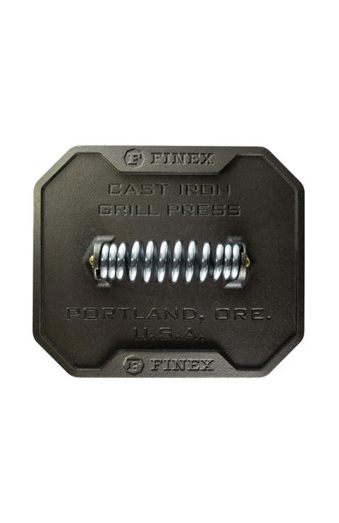 Heavy Gauge Cast Iron 8 Inch Grill Press