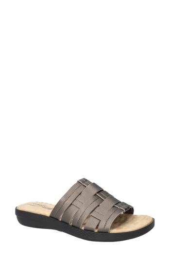 Easy Street Maha Slide Sandal In Gray