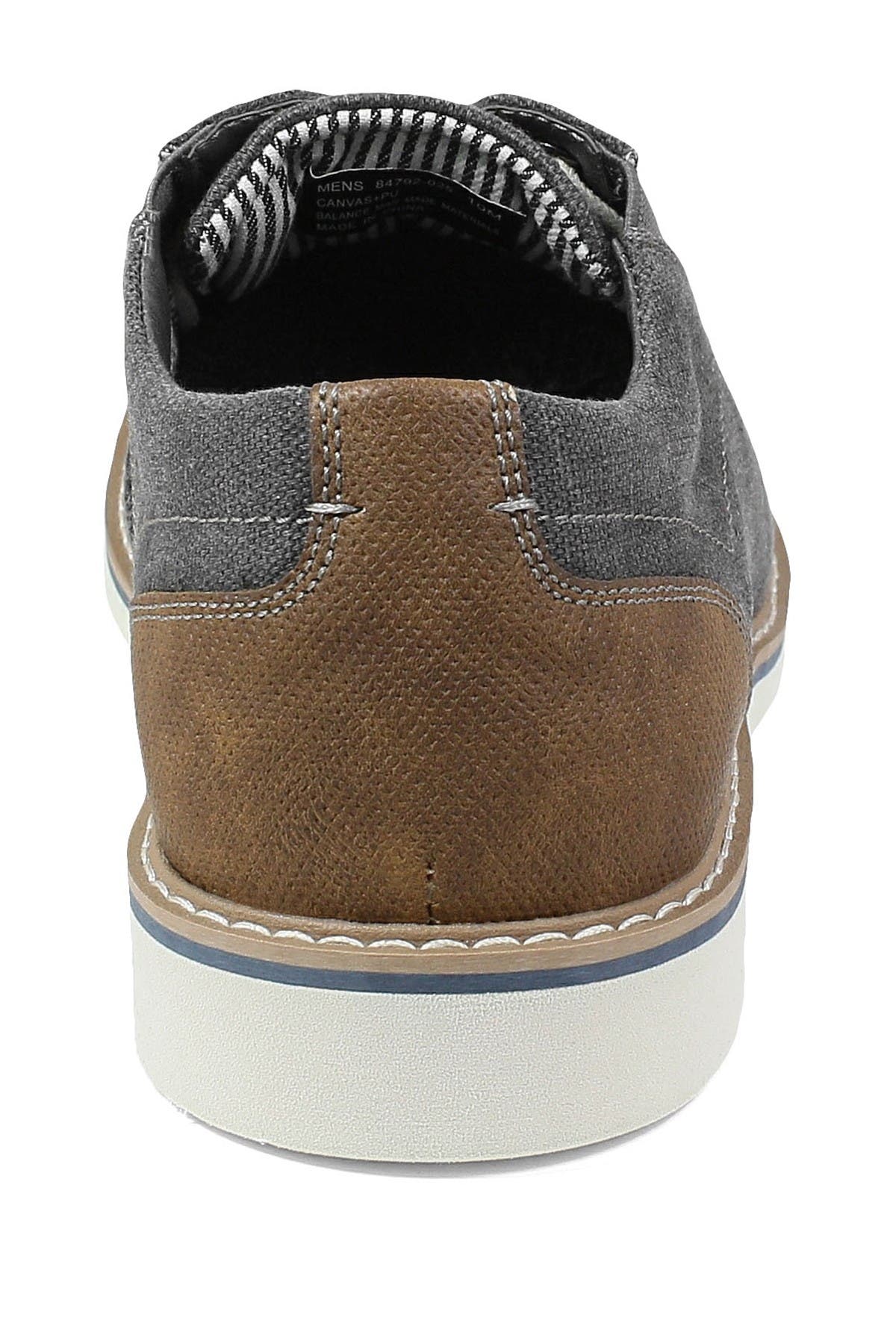 NUNN BUSH Barklay Canvas Derby - Wide Width Available, Alternate, color, Gunmetal