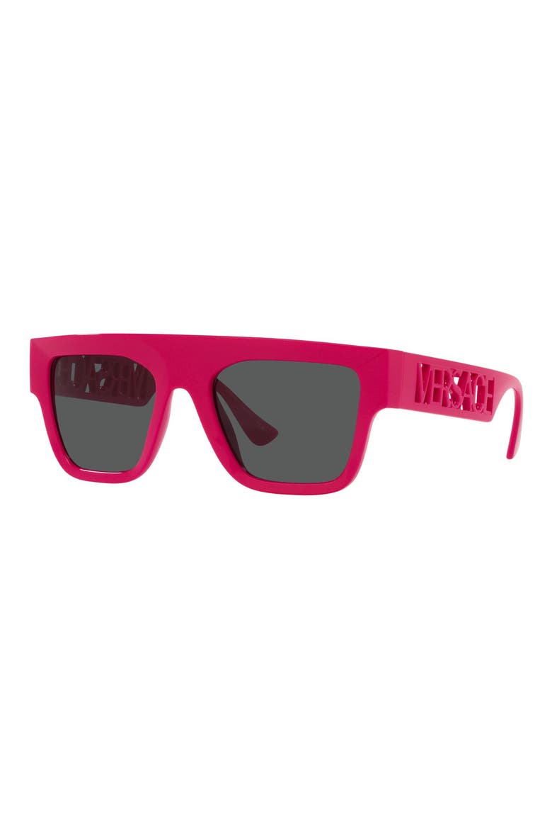 53mm Square Sunglasses, Alternate, color, FUCHSIA