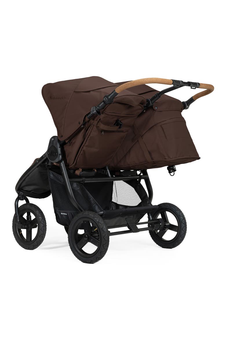 Indie Twin Stroller, Alternate, color, WALNUT