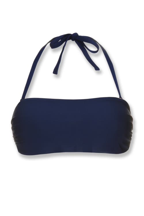 Helen Jon Bandeau Top In Navy Ivory