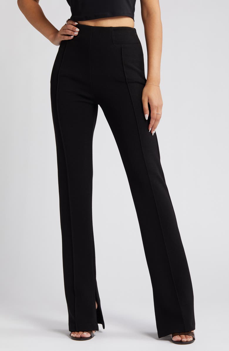 WAYF Flared Knit Pants, Alternate, color, 