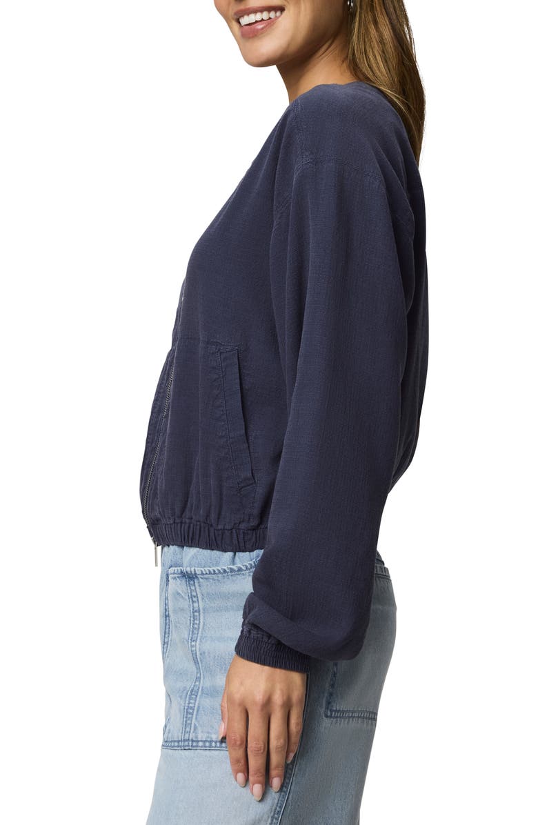 Splendid Clea Bomber Jacket, Alternate, color, Navy Blue