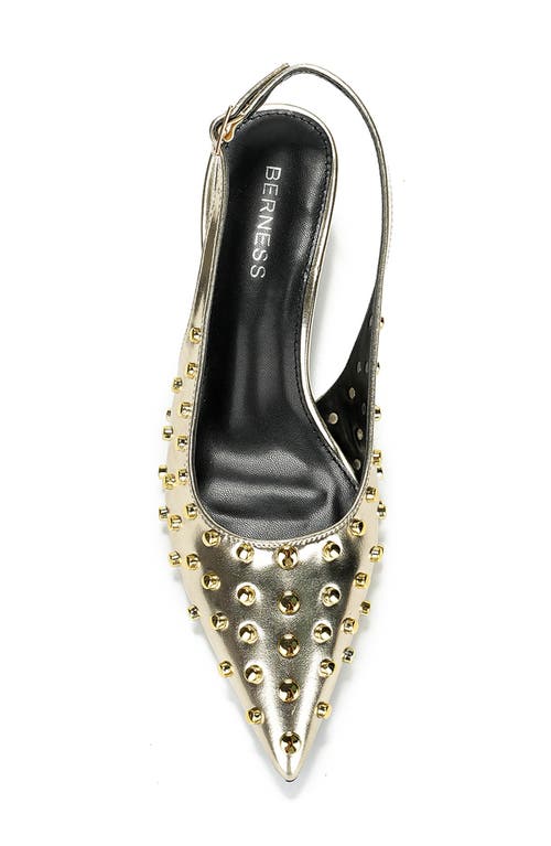 Berness Carlina Kitten Heel Slingback Pump