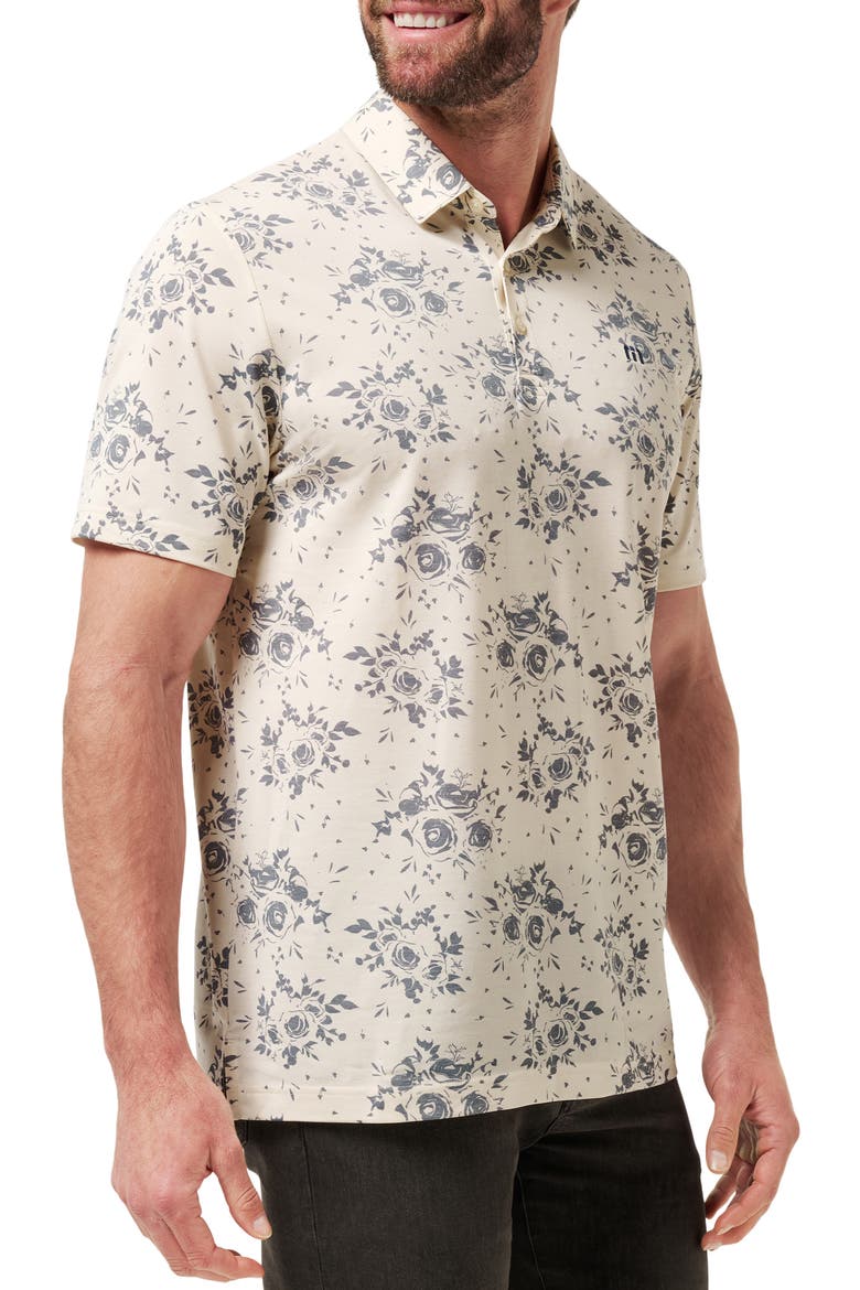 Local Forecast Cotton Blend Polo, Alternate, color, BIRCH