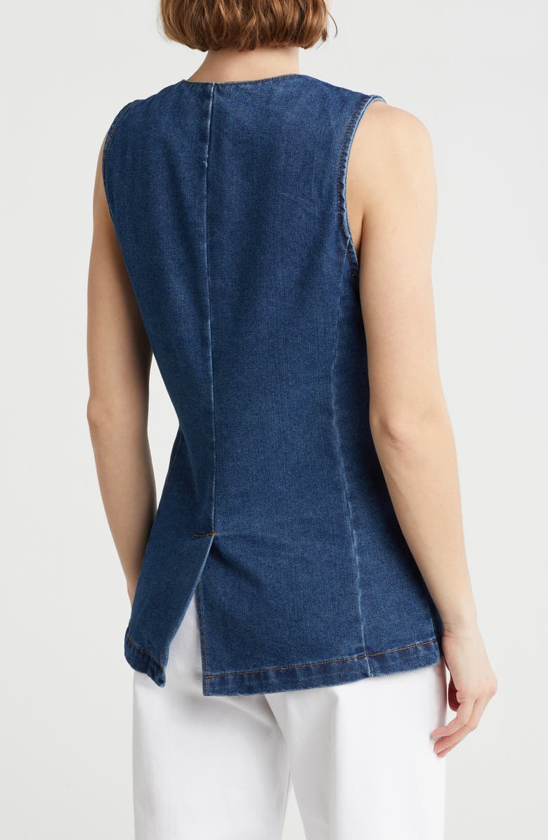 Vigoss Denim Suit Vest, Alternate, color,