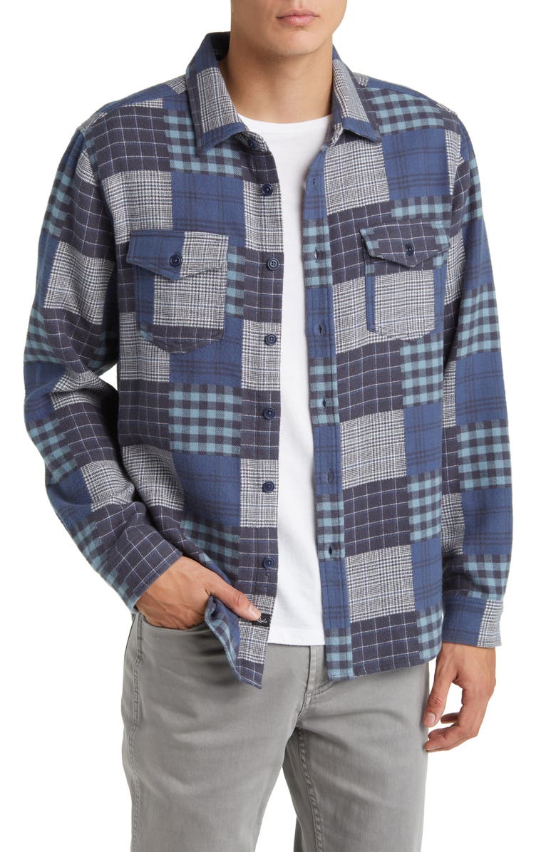 Rails Banton Patchwork Print Cotton Button-Up Shirt, Main, color, 