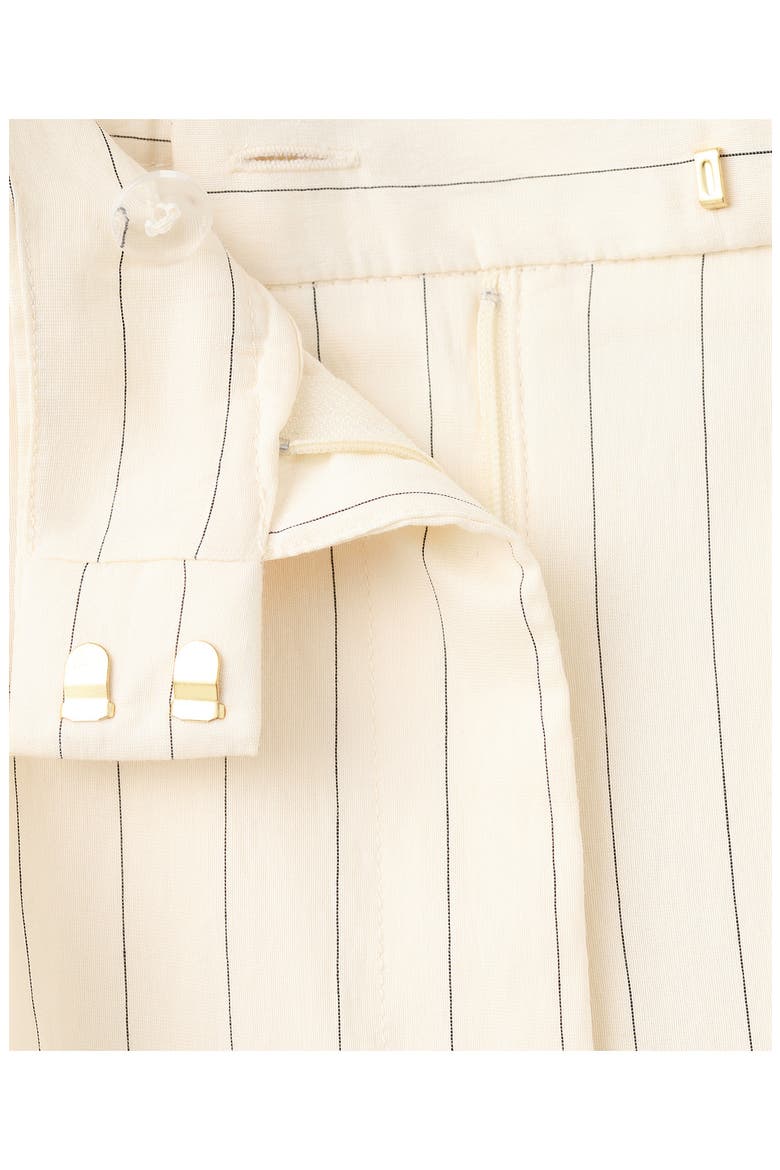 Cadena Pantalon Pinstripe Pants, Alternate, color, OFF WHITE