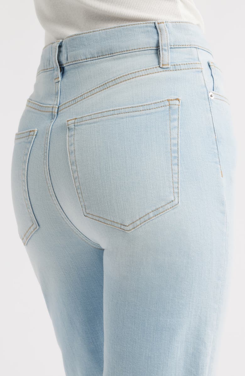 FRAME Le Sleek High Waist Ankle Straight Leg Jeans, Alternate, color, Float