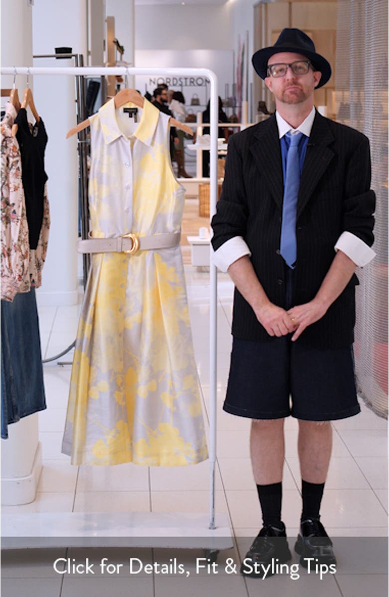 Floral Print Midi Dress, sales video thumbnail