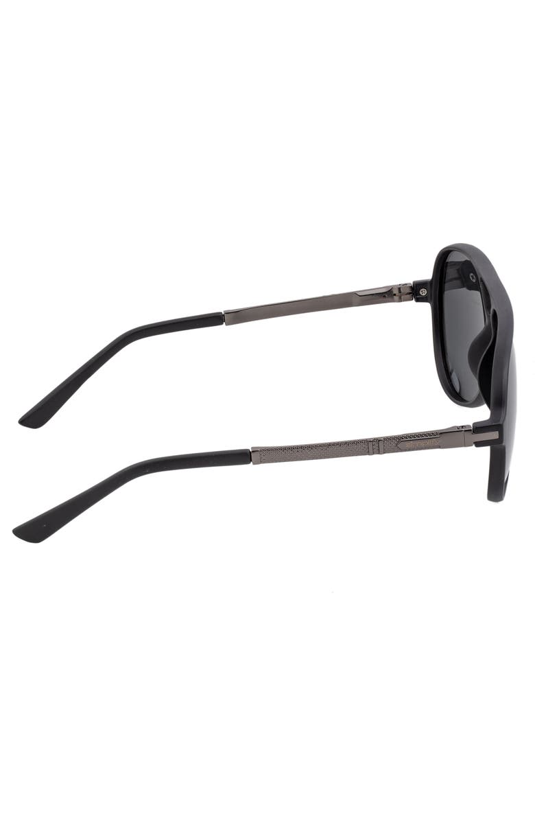 SIMPLIFY Spencer Polarized Sunglasses, Alternate, color, Matte Black/Black