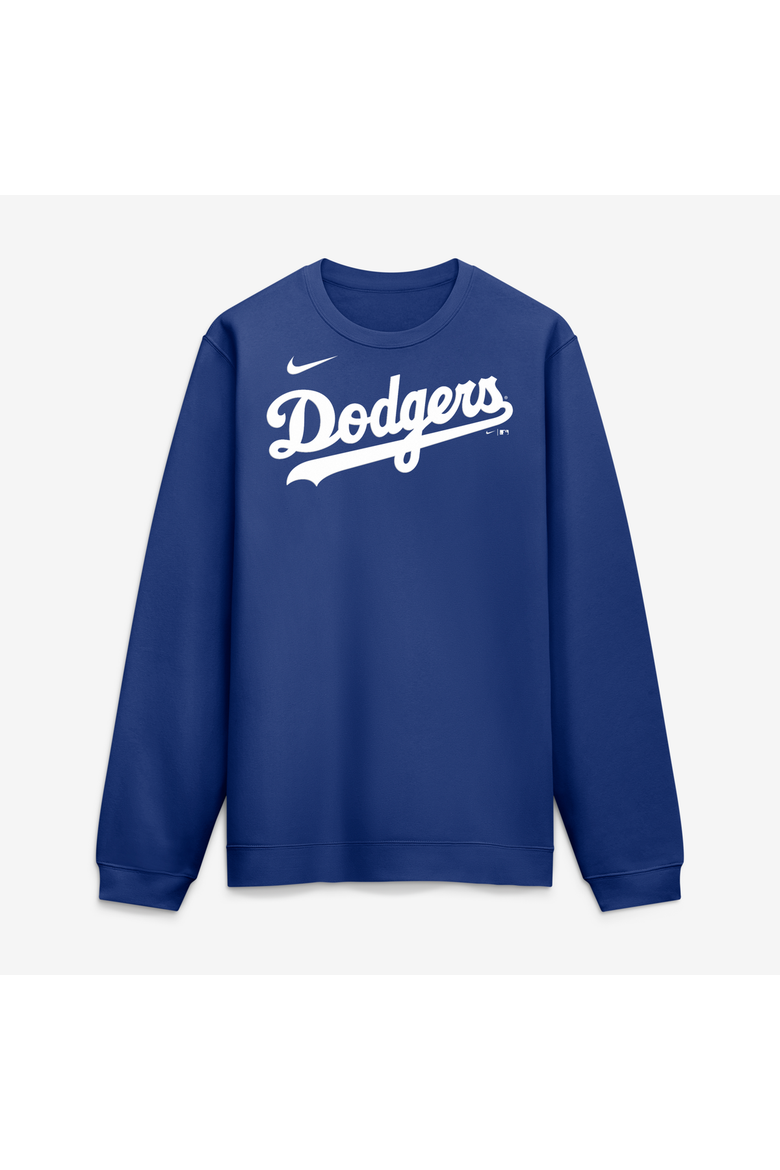 Men's Nike Royal Los Angeles Dodgers Primetime Wordmark Sweatshirt, Alternate, color, Royal