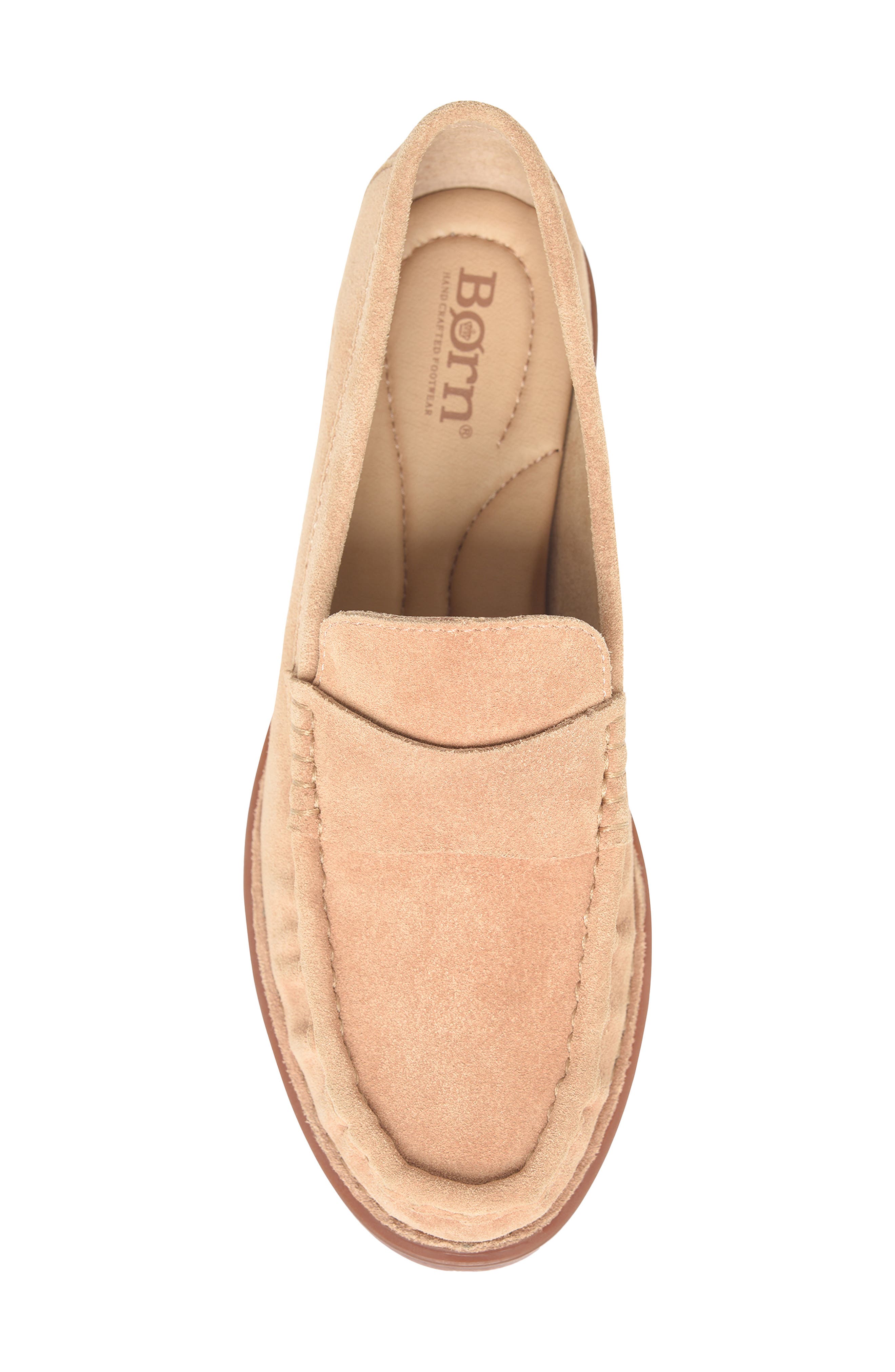 Børn Maris Loafer, Alternate, color, Natural Suede