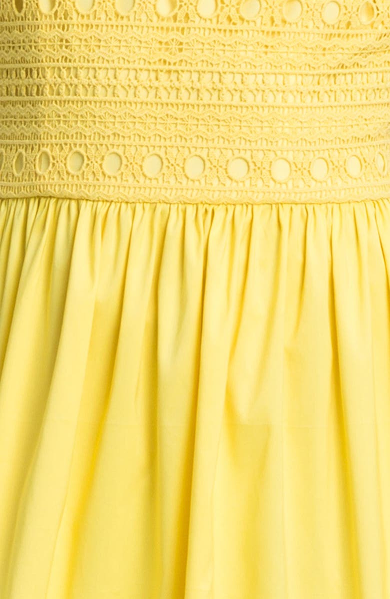 Suzi Chin for Maggy Boutique Crochet Fit & Flare Dress, Alternate, color, 