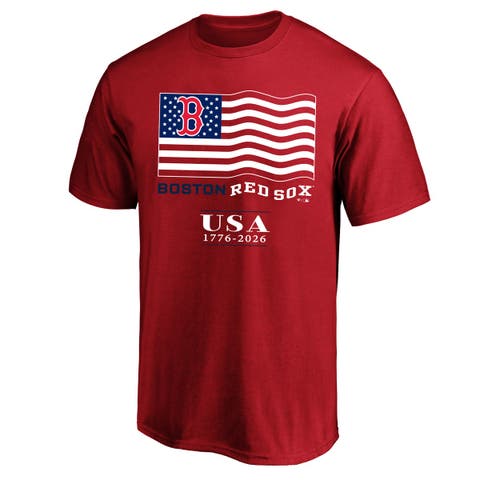 Men's Fanatics Red Boston Red Sox USA 1776-2026 Big & Tall T-Shirt
