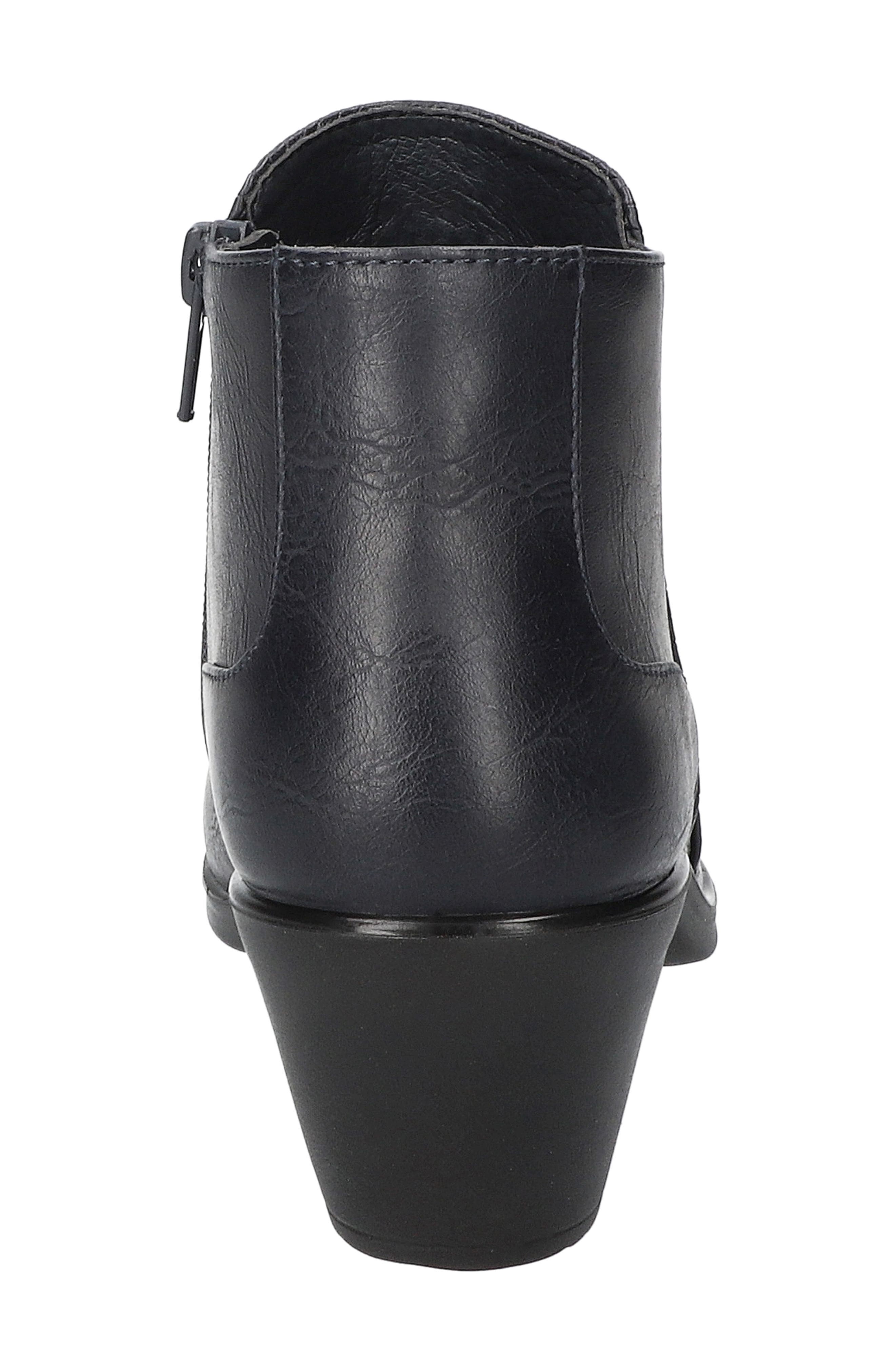 EASY STREET Langley Bootie, Alternate, color, Navy-Snake