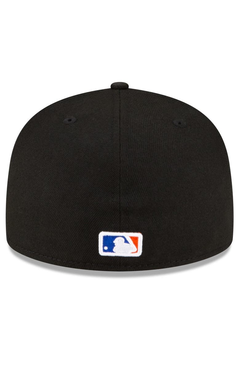 New Era Youth New Era Black New York Mets Authentic Collection Alternate On-Field 59FIFTY Fitted Hat, Alternate, color,