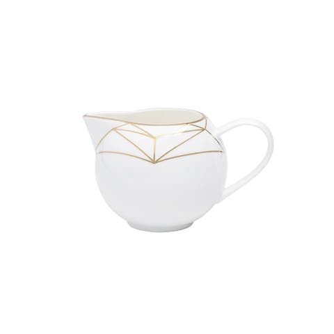 Gem Cut Gold Creamer