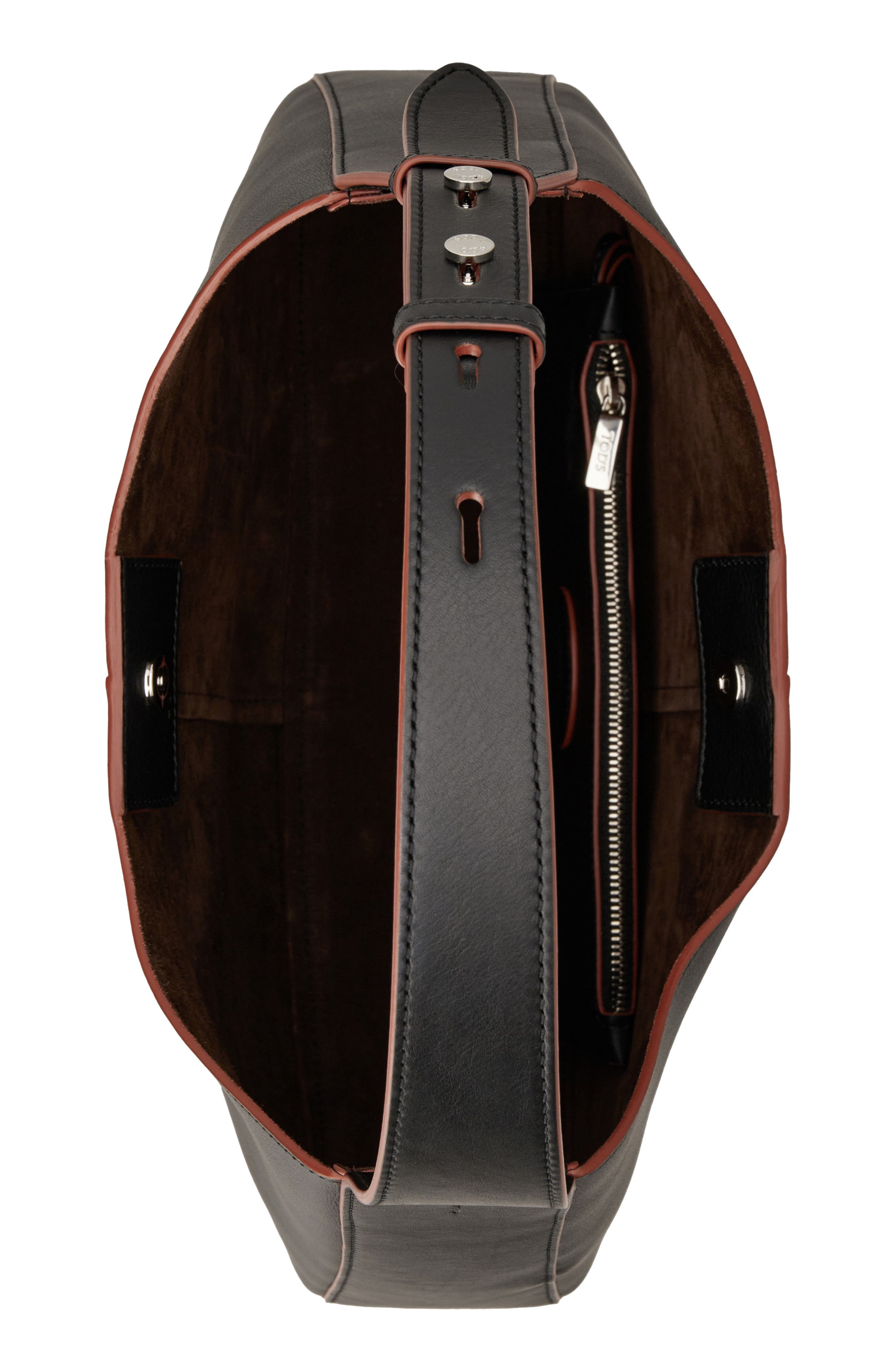 Tod's Medium Di Bag Leather Hobo Bag, Alternate, color, 