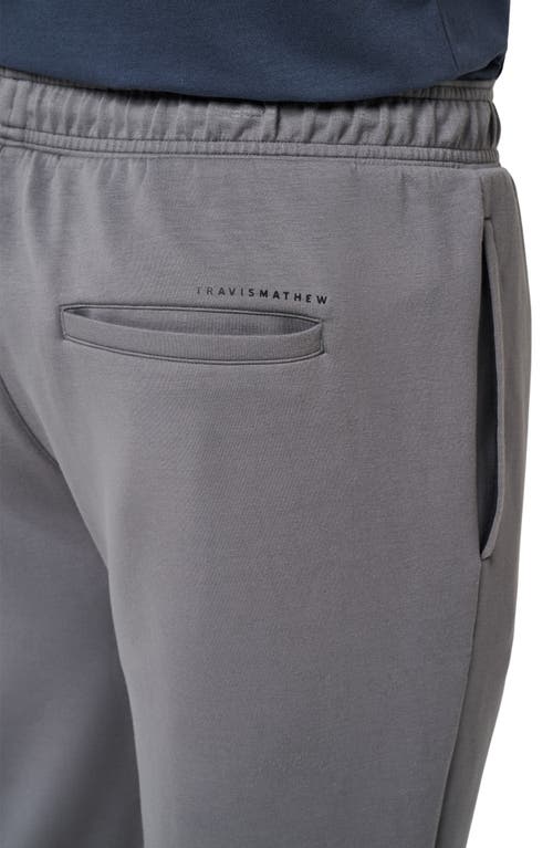 Travismathew Fibercloud Drawstring Joggers In Heather Grey