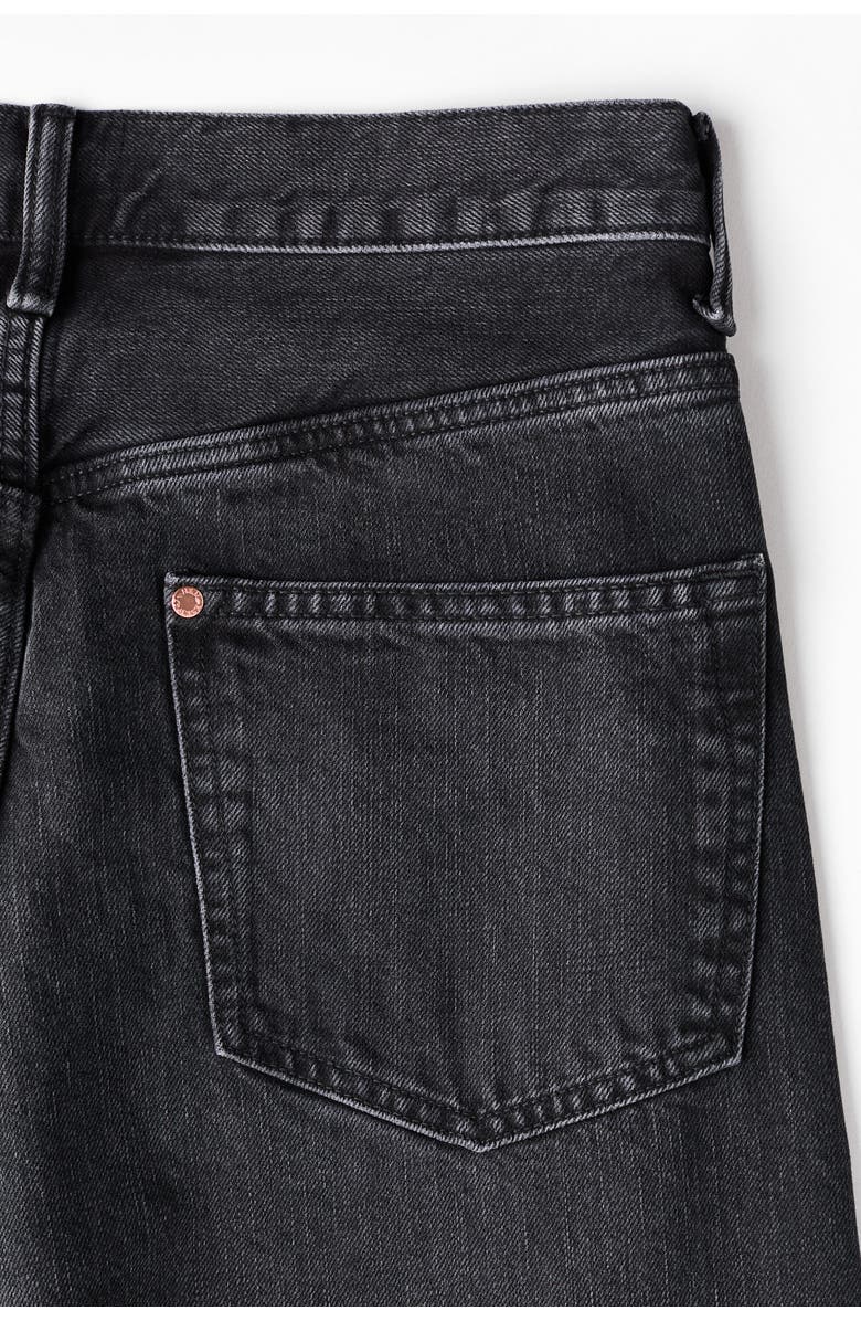 H&M Loose Jeans, Alternate, color, Denim Black