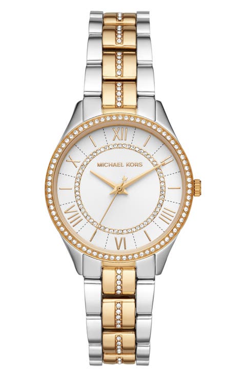Lauryn Two-Tone Bracelet Watch, 33mm