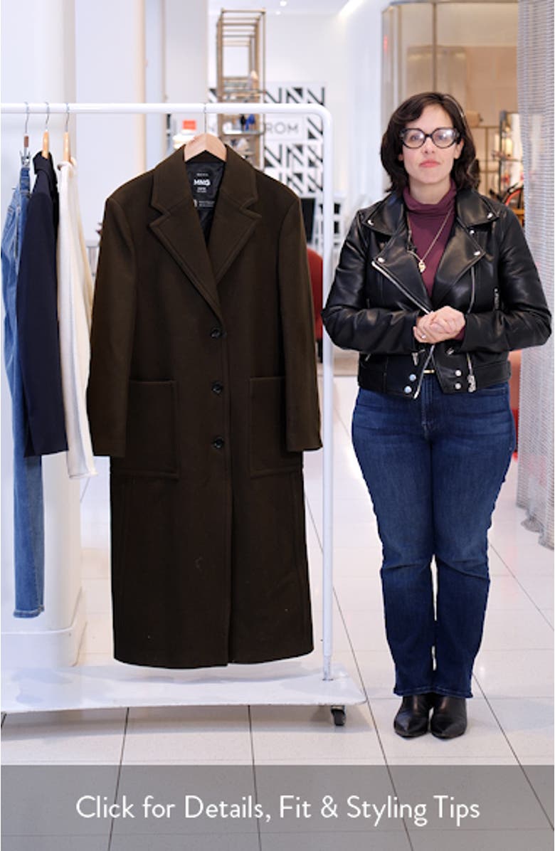 Pocketed Virgin Wool Blend Coat, sales video thumbnail