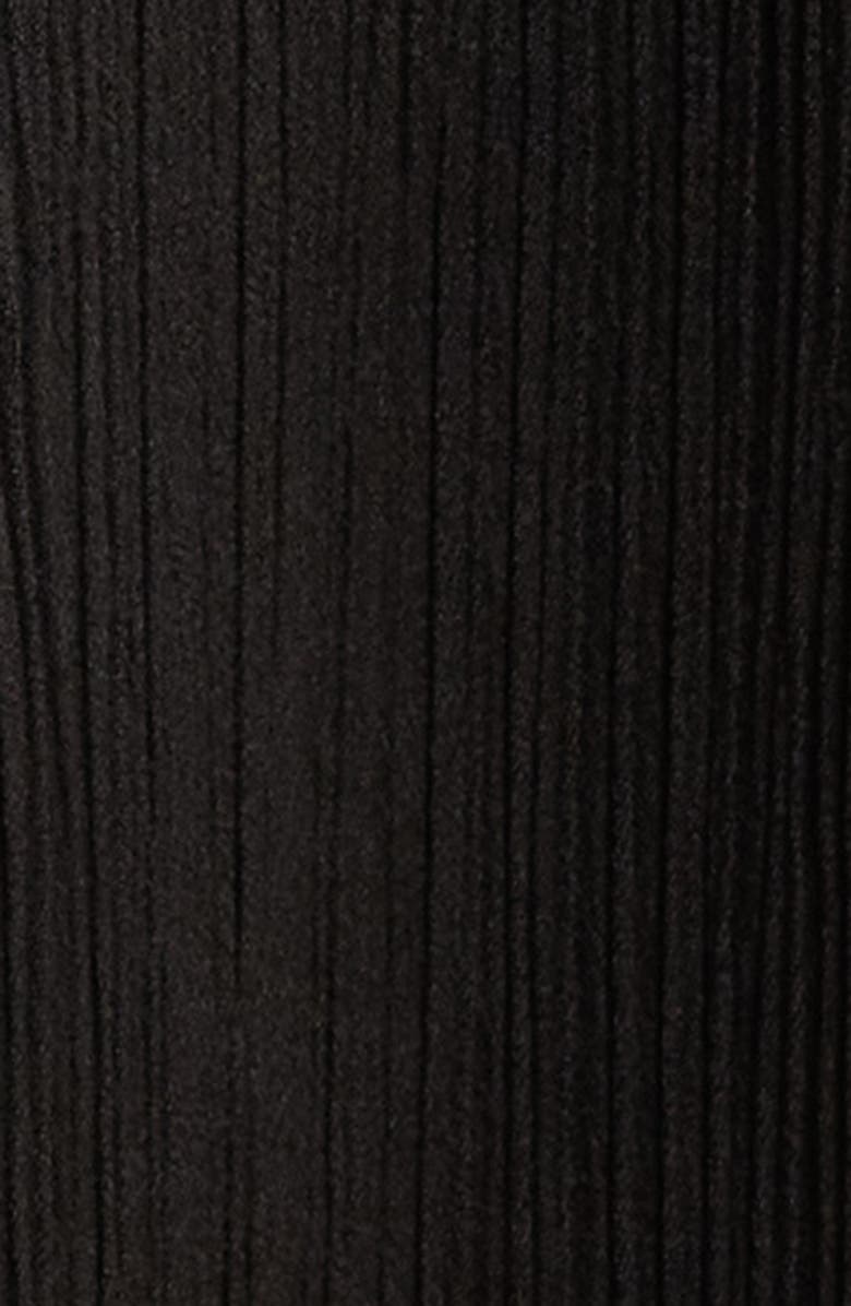 Tahari ASL Wide Leg Crinkle Satin Pants, Alternate, color, Black