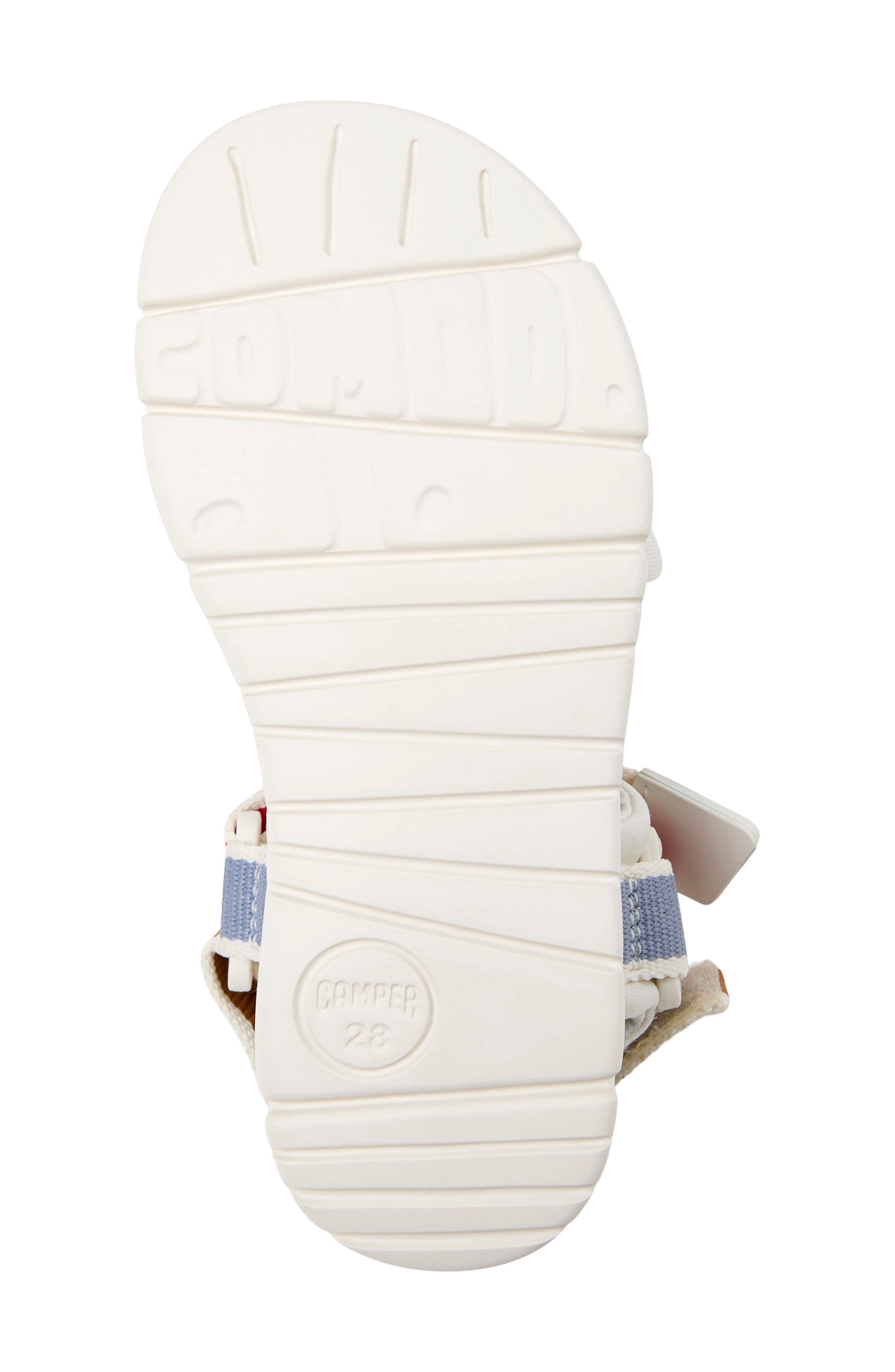 Kids' Oruga Fisherman Sandal, Alternate, color, RED MULTI