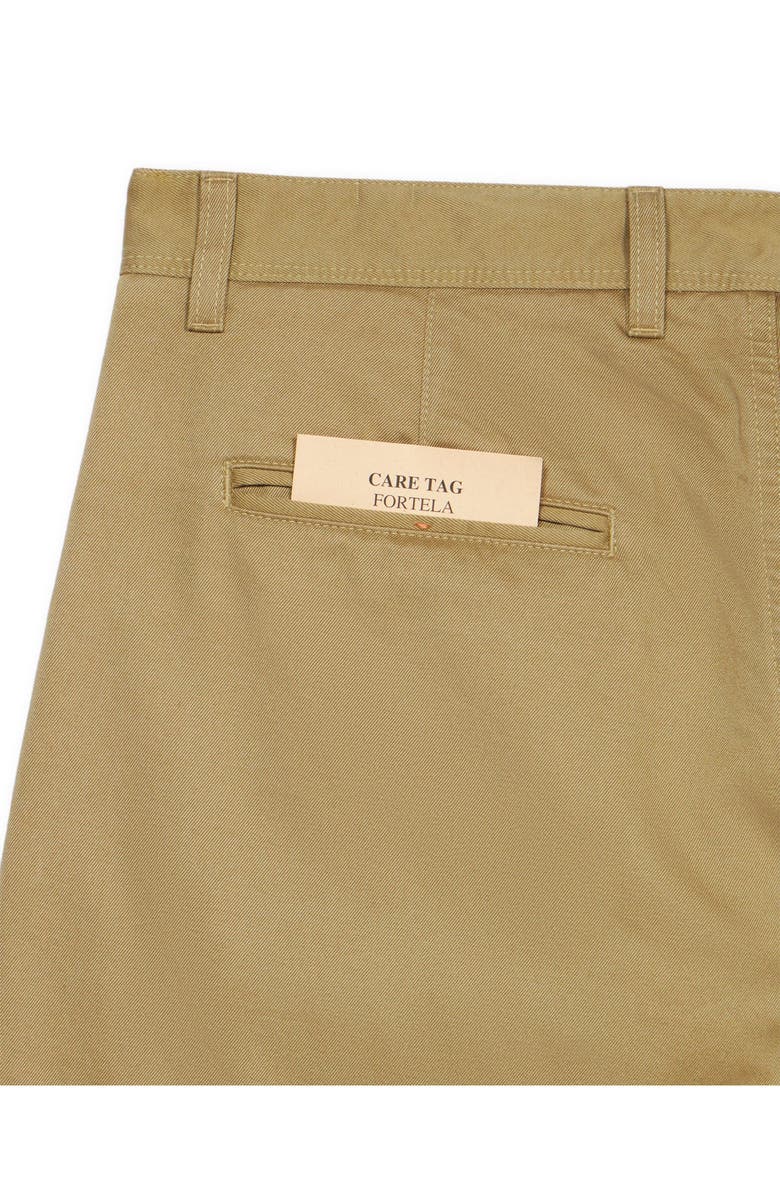 Fortela Canvas Chino Trousers, Alternate, color, Natural
