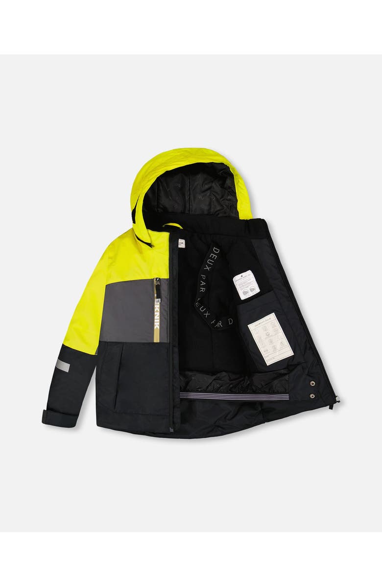 Deux par Deux Two-Piece Teknik Snowsuit Colorblocked, Alternate, color, Light Khaki Green