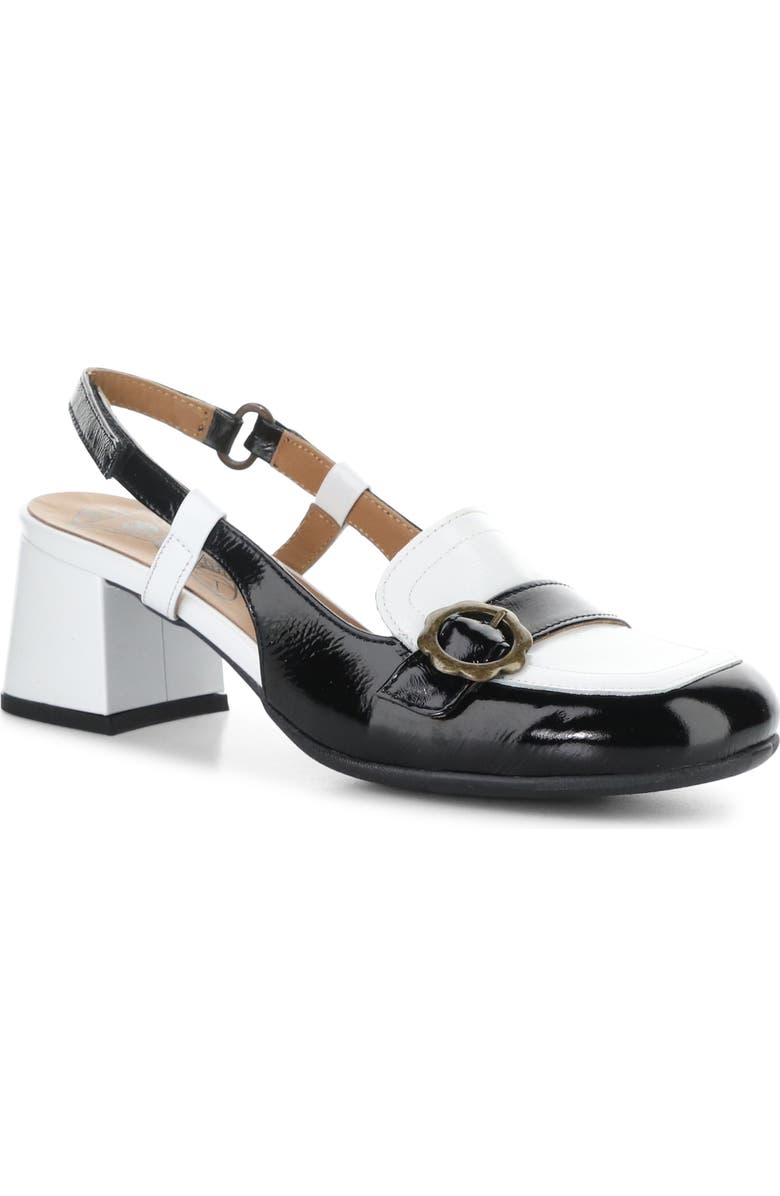 Fly London Pemy Slingback Pump, Main, color, Off White/ Black