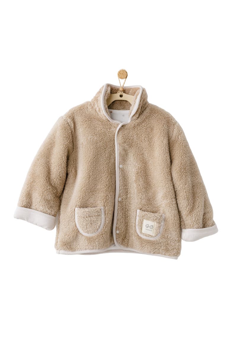 Andy Wawa Teddy Trail Snap Jacket, Alternate, color, Beige