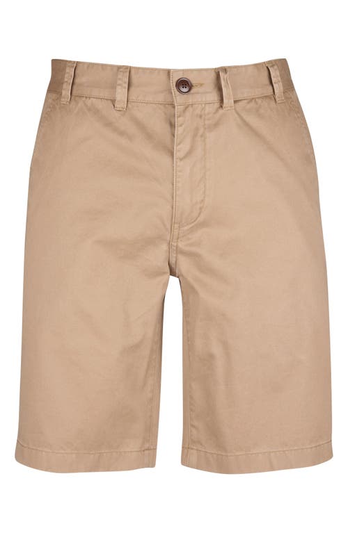 Barbour City Neuston Flat Front Chino Shorts In Brown