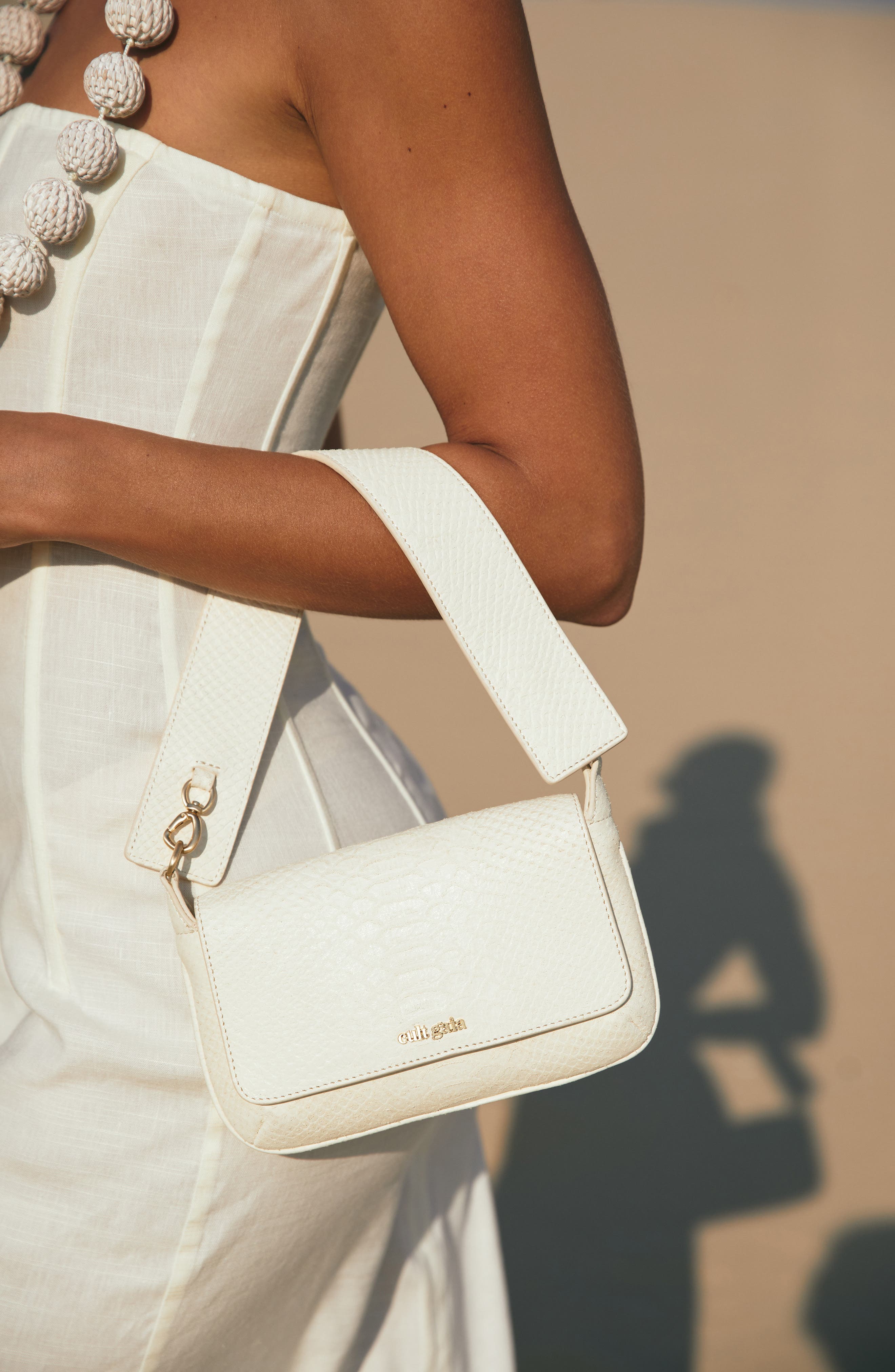 Damara Leather Shoulder Bag, Alternate, color, CLOUD