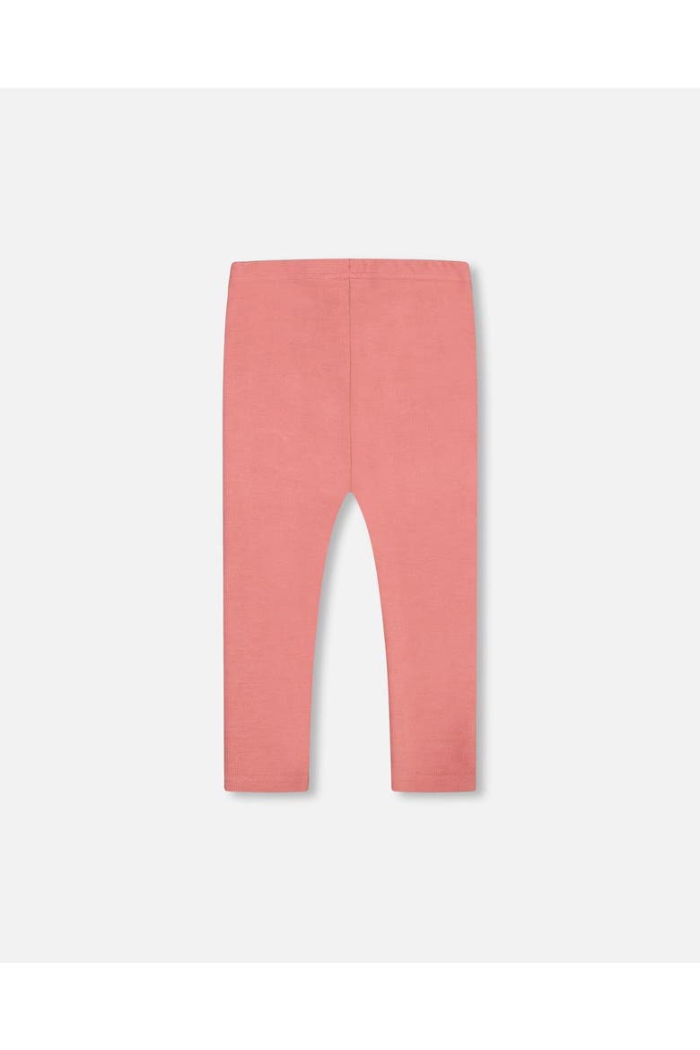 Little Girl's Super Soft Rib Leggings Pink, Alternate, color, Tea Rose